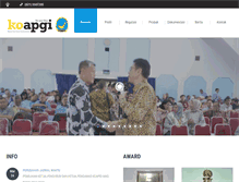 Tablet Screenshot of koapgi.com